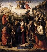 Ridolfo Ghirlandaio The Adoration of the Shepherds oil on canvas